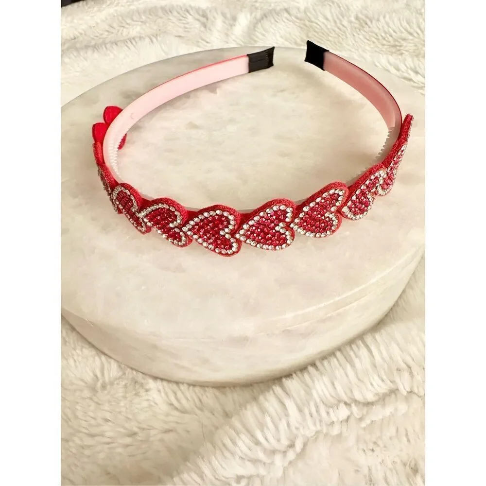 No Brand red rhinestone